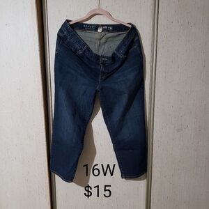 Sonoma Women's Dark Blue Ankle Jeans